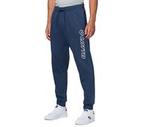 Lotto Pantaloni da jogging da uomo, taglia M-XXL, pantaloni da allenamento da uomo, tasche laterali e logo stampato coscia, pantaloni sportivi da uomo, lunghi, elastico in vita e coulisse, pantaloni