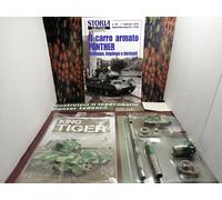 LOTTO PANZER : BRIEFING PANTHER NR. 49 + 1° USCITA HACHETTE KING TIGER 1/16 WW2