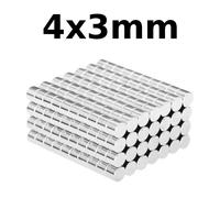 Lotto Piccolo Mini Magnete Frigo Neodio Disco Rotondo Forte Magnete 4mm x 3mm
