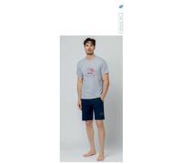 LOTTO Pigiama uomo in cotone estivo mezza manica LP1245