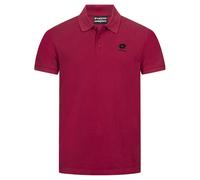 Lotto Piquè Cotone Uomo Casual Polo-Maglietta Regolare Passform Rosso Nuovo