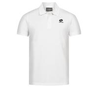 LOTTO Piqué Cotone Uomo Casual Polo-Shirt Regular Fit Bianco Nuovo