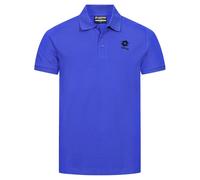 LOTTO Piqué Cotone Uomo Polo Casual Regular Fit Blu Reale Nuovo