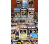Lotto POKEMON VINTAGE BOX CON GRADATA/Booster/Charizard 1stEd Set Base/holo rare