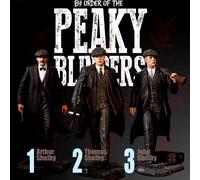 LOTTO Promo 3 Figure in resina da dipingere serie TV PEAKY BLINDERS Famiglia ...
