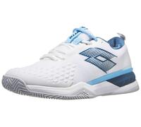 Lotto Uomini Raptor hyperpulse 100 III Cly Scarpe da Tennis Scarpa per Terra Rossa Bianco - Blu 42