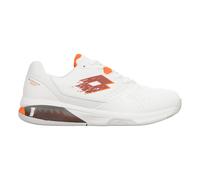 Scarpe Lotto Raptor Hyperpulse 300 Bianco/Rosso Uomo- TERRA BATTUTA