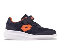LOTTO Relate K Unisex Kids, Scarpe da Ginnastica, Navy Arancio, 32 EU
