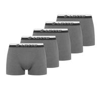 Lotto Retro Pantaloni Corti Da Uomo Casual Intimo 5 Pezzi Antracite Nuovo
