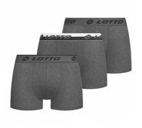 Lotto Retro Uomo Boxer Set da 3 grigio MBXX1002NET-GREY gris L