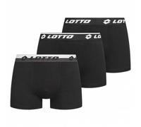 Lotto Retro Uomo Boxer Set da 3 nero MBXX1002NET-BLACK nero L