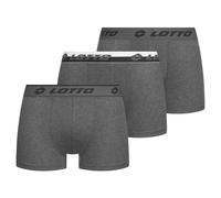 Lotto Retro Uomo Pantaloni Corti Casual Intimo 3 Pezzi Grigio Nuovo