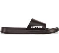 Lotto Lathi Sandalo sportivo unisex, Nero/Bianco, 46 EU