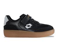LOTTO Scarpe da Ginnastica Unisex per Bambini Makera K, Nero Bianco, 31 EU