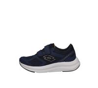 Lotto Scarpe Unisex Sportive con Strappi, 220808 SPEEDRIDE 801 S, Running, Tempo Libero, Traspiranti (16C Dress Blue/Gravity Titan, Sistema Taglie Calzature EU, Adulto, Uomo, Numero, Media, 38.5)