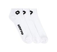Lotto - Set di 3 paia di calze basse - Bianco - 43-46, bianco