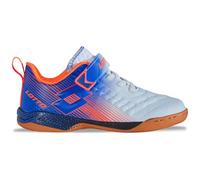 LOTTO Shoota K - Sneaker Unisex per Bambini, Taglia 35 EU, Colore: Bianco/Blu, Bianco/Blu, 35 EU