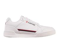 Lotto Sneaker da Uomo, Bianco/Rosso, 47 EU, Bianco Rosso, 47 EU