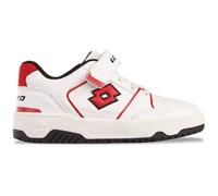 Lotto Sneaker Unisex per Bambini Boxscore K, Bianco Rosso, 29 EU