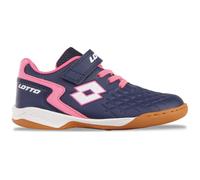 Lotto Sneaker Unisex per Bambini Dasher K, Navy Fr Pink, 35 EU