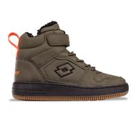 Lotto Sneaker Unisex per Bambini, Oliva, Nero, 35 EU