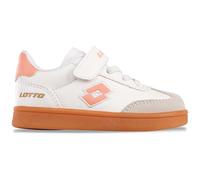 Lotto Sneaker Unisex per Bambini, Stile Vintal M, Papaia Bianca, 26 EU
