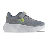 Lotto Sneaker Unisex per Bambini Vigortiv K Kids, Grigio Lime, 25 EU
