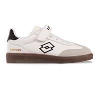 Lotto Sneaker Unisex per Bambini VINTAL K, Bianco Nero, 29 EU