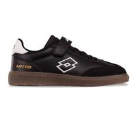 LOTTO Sneaker Unisex per Bambini Vintal K, Nero Bianco, 28 EU