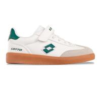 Lotto Sneaker Unisex per Bambini Vintal MF K, Bianco Verde, 27 EU