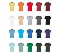 Lotto Stock 10 50 100 Magliette T-shirt Organiche 100% Cotone Biologico