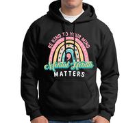 Lotto T-shirt con cappuccio Be Kind to Your Mind Mental Health unisex uomo...