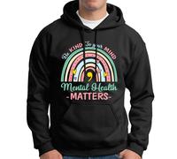 Lotto T-shirt con cappuccio Be Kind to Your Mind Mental Health unisex uomo...