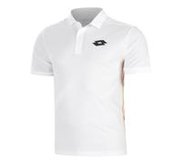 Polo da tennis da uomo Lotto Tech VI D1 - bright white - Bianco (M)