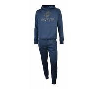 Lotto TUTA UOMO IN FELPA GARZATA - TUTA UOMO INVERNALE COTONE FELPATO - SPORTIVA - DISPONIBILE ANCHE SOLO FELPA - PANTALONE (459435 NAVY, 3XL)