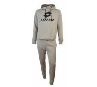 Lotto TUTA UOMO IN FELPA GARZATA - TUTA UOMO INVERNALE COTONE FELPATO - SPORTIVA - DISPONIBILE ANCHE SOLO FELPA - PANTALONE (459435 ROPE, M)