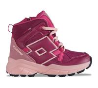 LOTTO Vorix Tex K Unisex Kids, Stivali a metà Polpaccio, Rosso Scuro Rosa, 32 EU