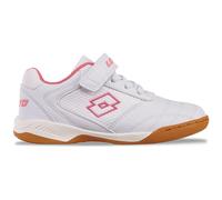 Lotto Whizzer K, Scarpe da Ginnastica, Bianco Fr Pink, 28 EU