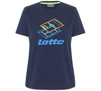Lotto Women T-Shirt, Regular Fit, Peacoat, XL Donna