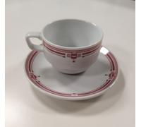 Lotto X36 Tazzine caffe Persone Royal Porcelain Con Piattino Impilabili Ristoro