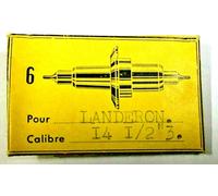 Lotto X6 Landeron 14 1/2"" 3. assi bilanciamento asse personale Unruhwelle 724
