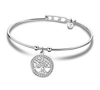 Lotus Style Bracciale rigido in acciaio Albero della vita LS2015-2/3