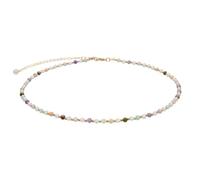 Lotus and Luna Collana da 3 mm, Standard 14''-17'', Ottone, maestro guaritore
