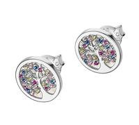 Lotus Argento Albero Della Vita Orecchini a Farfalla Zirconia 925 JLP1889-4-1
