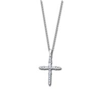 Lotus Argento Collana Croce 925 Bianco Zirconia Pure Essenziale JLP3067-1-1