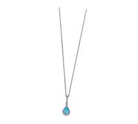 Lotus Argento Gocce Collana Turchese LP1592-1/3 Zirconia 925 Argento JLP1592-1-3