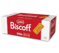 Lotus Biscoff Biscotti Caramellati, Confezione da 300 Unità, Ideale per Bar e Uffici