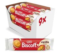 Lotus Biscoff | Biscotto Sandwich con Ripieno al Gusto Vaniglia | 15 Biscotti per Confezione | Ingredienti di Origine Naturale | Vegano | Senza Coloranti o Additivi Artificiali | 9 x 150g | 1,35 kg