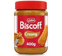 Lotus Biscoff | Crema Spalmabile Dolce| Cremosa | Gusto Biscotto Caramellato | Vegani | Senza Noci | Nessun Colorante o Additivo Artificiale| Vasetto in Plastica PET | 400g