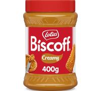 Lotus Biscoff | Crema Spalmabile Dolce| Cremosa | Gusto Biscotto Caramellato | Vegani | Senza Noci | Nessun Colorante o Additivo Artificiale| Vasetto in Plastica PET | 400g